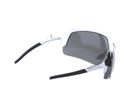 Lunettes Unisexe COMET Blanc/Fumée Flash Miroir