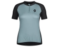Maillot manches courtes Femme ENDURANCE 20 Bleu Matinal/Noir - Image 1/2
